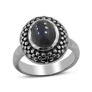 925 Sterling Silver Charoite Rings