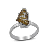 Rutilated Quartz Silver Rings