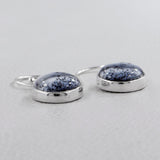 Dendritic Opal Silver Earrings