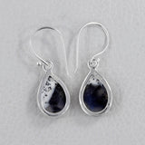 Dendritic Opal Silver Earrings