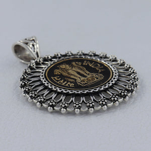 Copper Old Coin Silver Pendants