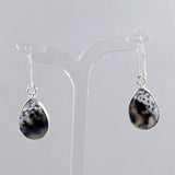 Dendritic Opal Silver Earrings