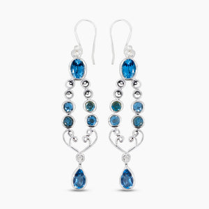 Peridot Silver Earrings