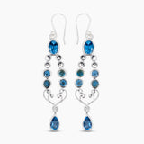 Peridot Silver Earrings