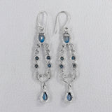 Peridot Silver Earrings