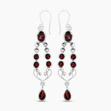 Peridot Silver Earrings