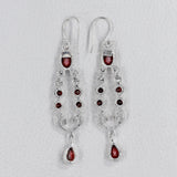 Peridot Silver Earrings