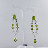 Peridot Silver Earrings
