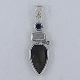 925 Sterling Silver Pietersite Pendant