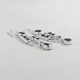 Peridot Silver Earrings