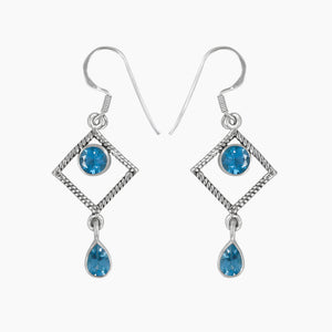 Amethyst Silver Earrings