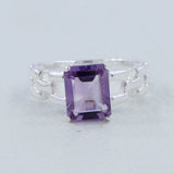 Amethyst Sterling Silver Ring