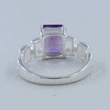 Amethyst Sterling Silver Ring