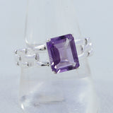 Amethyst Sterling Silver Ring