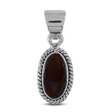 Ammolite Silver Pendant