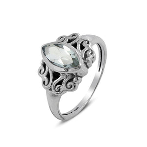 Mystic Quartz Sterling Silver Ring