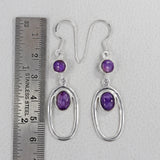 Tourmaline Silver Earrings