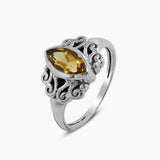 Peridot Sterling Silver Rings