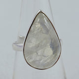 Rainbow Moonstone Silver Ring