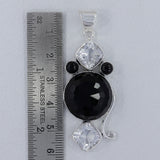 925 Silver Black Onyx Pendant