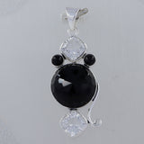 925 Silver Black Onyx Pendant