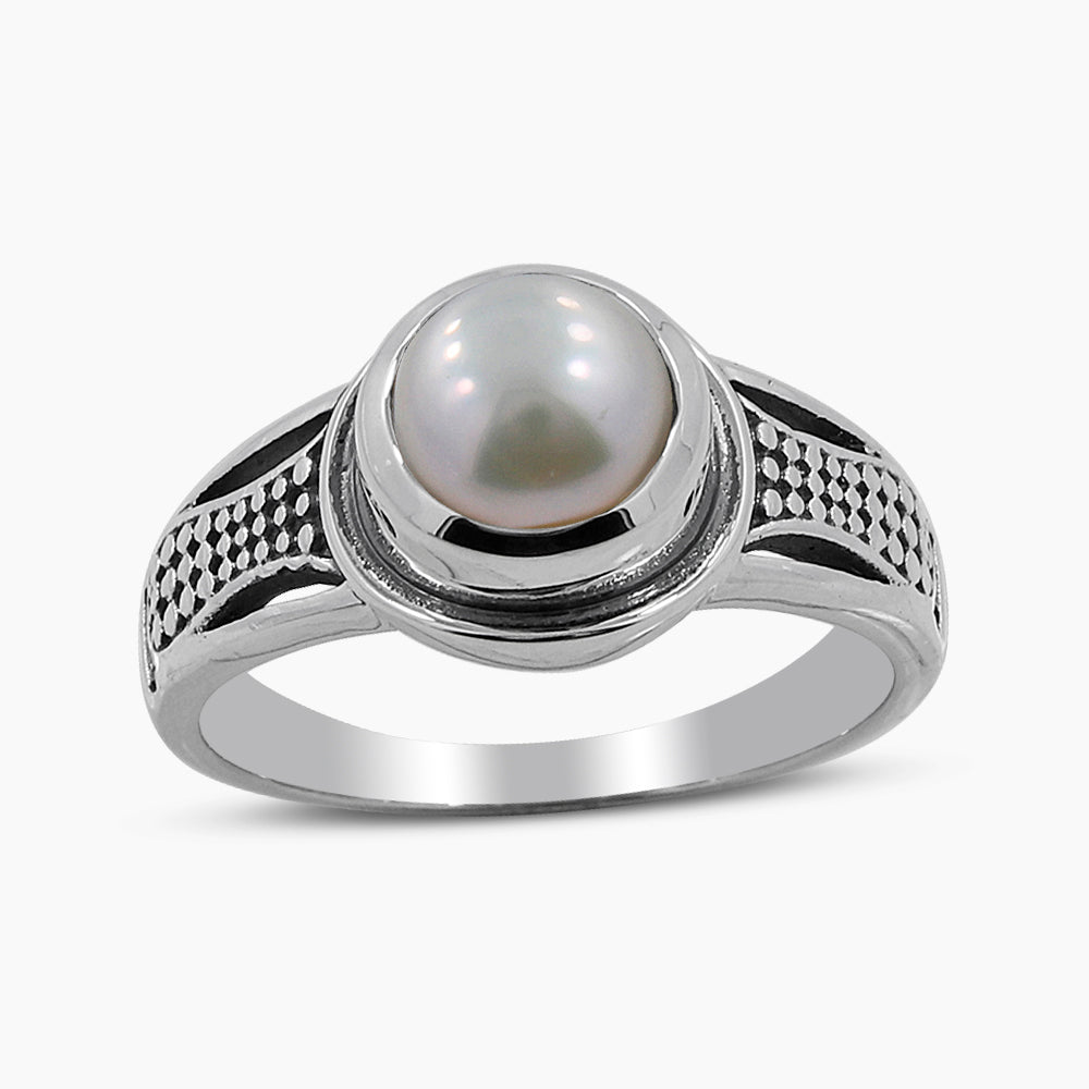 925 Sterling Silver Pearl Rings