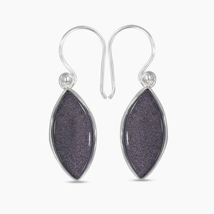 Blue Sun Sitara Silver Earrings