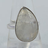 Rainbow Moonstone Sterling Silver Ring