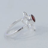 Natural Citrine Gemstone Silver Ring