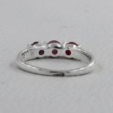 Garnet Silver Ring