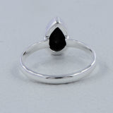 Natural Black Onyx Sterling Silver Ring