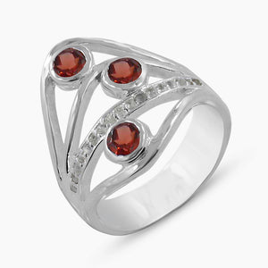 925 Sterling Silver Peridot Rings