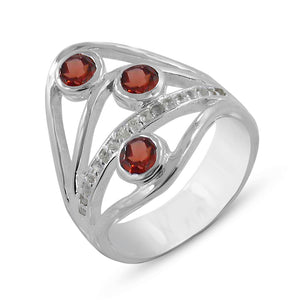 925 Sterling Silver Peridot Rings