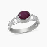 925 Sterling Silver Ruby Rings