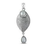 Pearl & Tourmaline 925 Silver Pendant