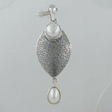 Pearl & Tourmaline 925 Silver Pendant