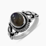 Labradorite Gemstone Sterling Silver Rings