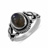 Labradorite Gemstone Sterling Silver Ring