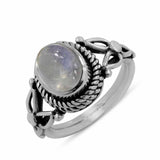 Labradorite Gemstone Sterling Silver Ring