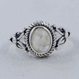 Labradorite Gemstone Sterling Silver Ring