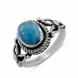 Labradorite Gemstone Sterling Silver Ring