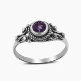 925 Sterling Silver Smoky Quartz Rings