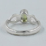 Natural Tourmaline Silver Ring