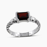 925 Sterling Silver Blue Topaz Rings