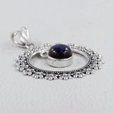 Rainbow Moonstone Silver Pendant