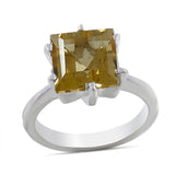 925 Starling Silver Citrine Ring