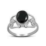 925 Silver Smoky Quartz Ring