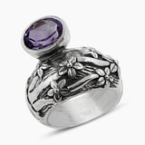 925 Sterling Silver Garnet Rings