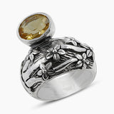 925 Sterling Silver Garnet Rings