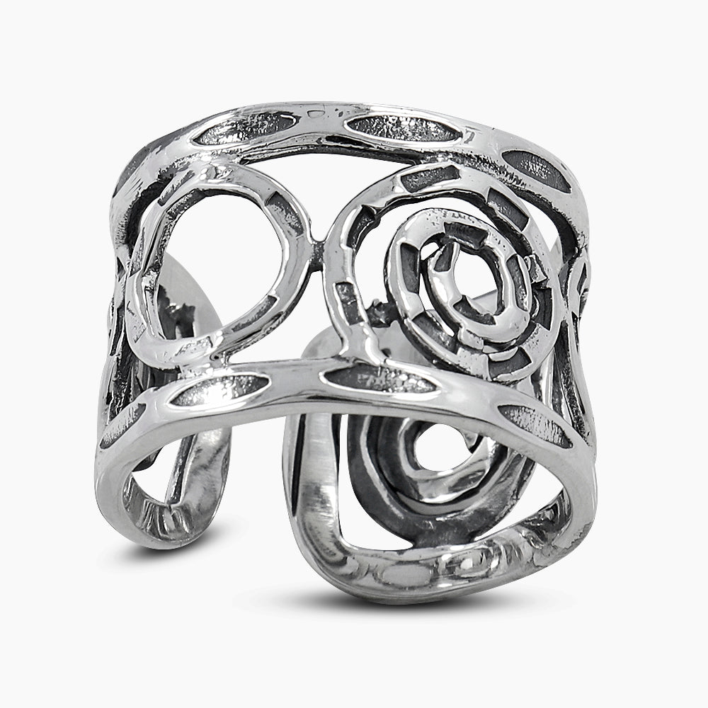 925 Sterling Silver Wide Band Rings